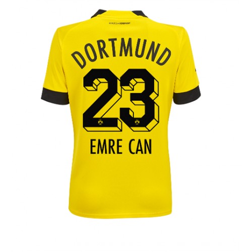 Dres Borussia Dortmund Emre Can #23 Domaci za Žensko 2022-23 Kratak Rukav
